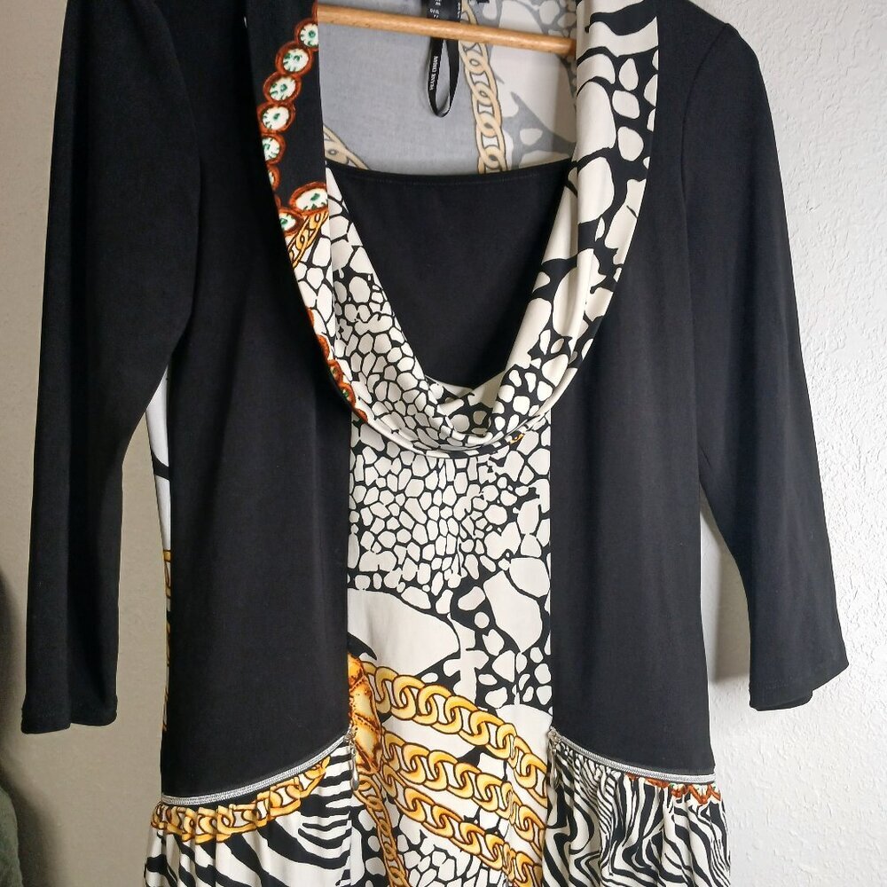 Frank Lyman Long Sleeved Multi colored top size 10